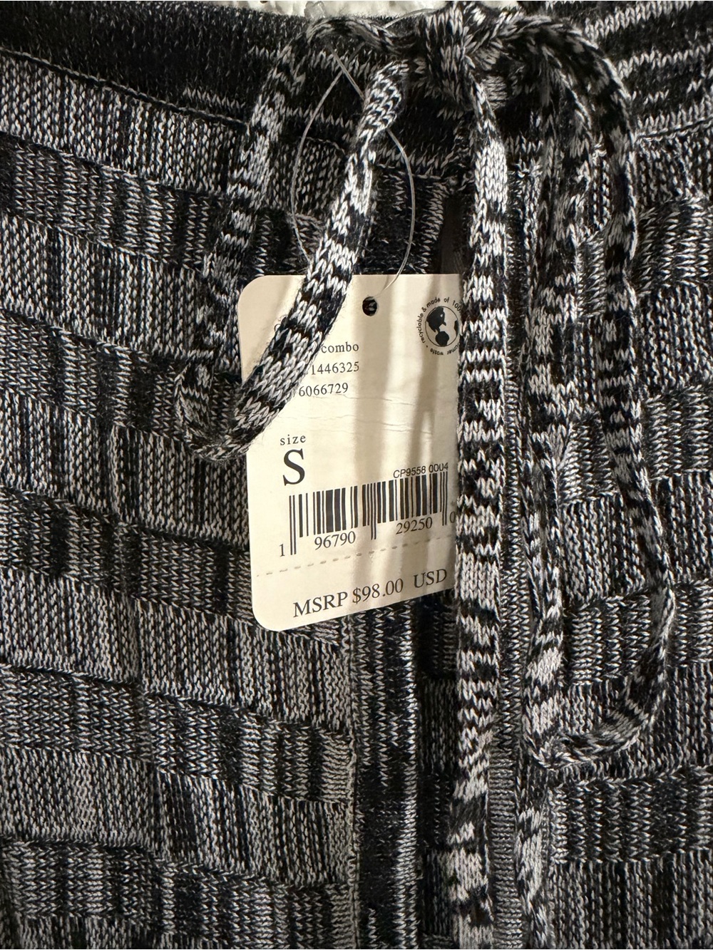 Free People Silvia Gray Sweater Strapless Pleated Midi Dress/Skirt Combo - Picture 8 of 11